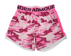 New Under Armour Girls' Printed Play Up 5" Shorts Camo Camouflage Youth Medium - Picture 1 of 1