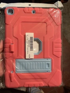 Apple Ipad 9th Gen Protective Case Pink Blue - Picture 1 of 3