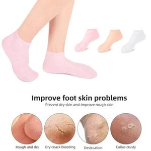 Foot Spa Pedicure Socks Moisturizing Socks FootCare Socks LongSilicone Sock 2024 - Picture 1 of 15