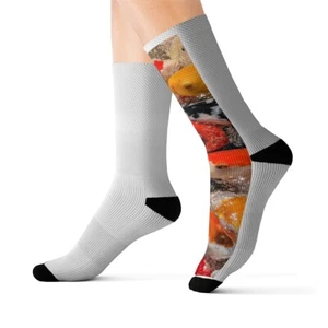 Koi Fish Sublimation Socks - Picture 1 of 5