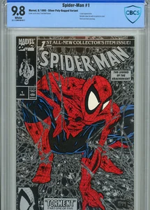 Spider-Man #1 (Marvel 1990) | 9,8 casi nuevo/nuevo | Plata sin precio en cubierta LLAVE RARA - Imagen 1 de 6
