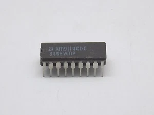 1x AMD AM9114CDC 1K X 4 RAM ESTÁTICA ESTÁNDAR, 300 ns, cerámica CDIP18 - Imagen 1 de 3