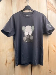 KAWS Tokyo First Companion x Uniqlo UT Black Grey Tee - Men’s Size M,L,XL,4XL - Picture 1 of 5
