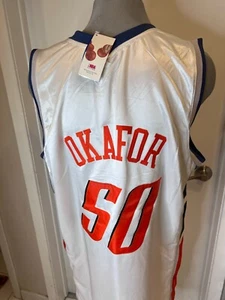 NBA Vintage Reebok Charlotte Bobcats Emeka Okafar #50 Jersey Mens 56 - Picture 1 of 4