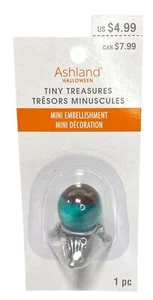 Michaels Ashland Tiny Treasure Halloween Mini Embellishment Witch Crystal Ball - Picture 1 of 3
