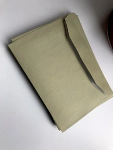 C5 Briefumschläge A5 100 Stück Oliv Salbei Vintage Grün Farbig 120 g/m² Einladung RSVP - Bild 1 von 5