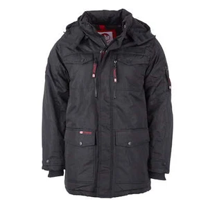 CANADA WEATHER GEAR MEN'S 4-POCKET HOODED PARKA, BLACK, MEDIUM - Picture 1 of 1