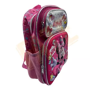 Mochila escolar Minnie Mouse 3D 12" pulgadas para niñas pequeñas - Imagen 1 de 3