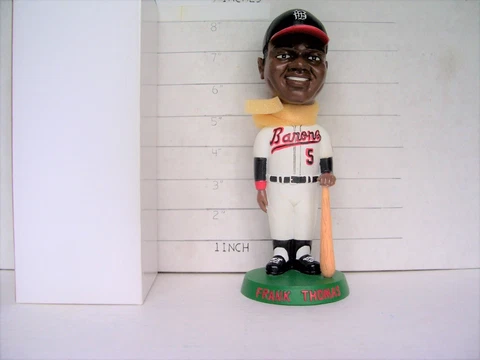 2002 FRANK THOMAS BIRMINGHAM BARONS EMPLOYEE ISSUE SGA BOBBLEHEAD WHITE SOX MINT Cover