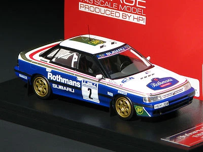 Rothmans Logos Applied - Subaru Legacy RS #2 1991 Manx Rally -- HPI #8270 1/43 - Image 1 of 4