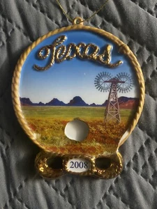 Christmas Ornament 2008 State of Texas The Danbury Mint Collection - Picture 1 of 7