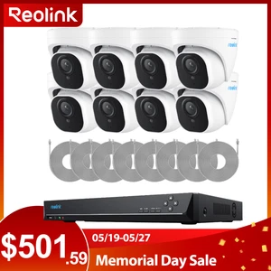 Reolink 8MP 16CH NVR 4K POE Security IP Camera System Audio Recording 4TB HDD - Picture 1 of 23
