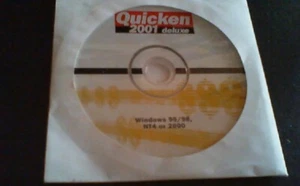 Quicken 2001 Deluxe Financial Software Windows Version CD NEW quicken 2001 2000 - Picture 1 of 1