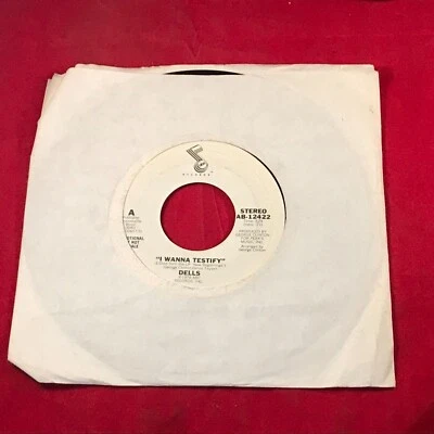 THE DELLS I Wanna Testify 1978 US 7" Vinyl single PROMO ABC Records AB-1242 - Image 1 of 2