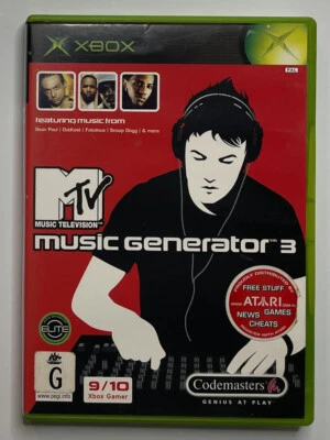 Music Generator 3 (2004) Xbox Game - Original X-Box DJ Sim RPG Rhythm Creator - Image 1 of 4