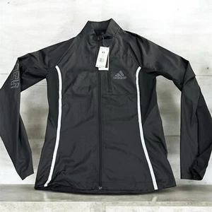 Adidas Adi Runner Night Ready Jacket Black White Reflective GC6713 Men Sz XS NWT - Picture 1 of 10