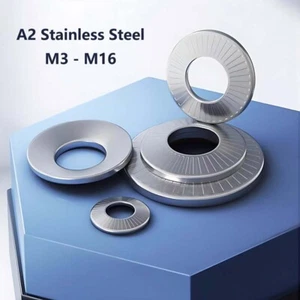304 A2 Stainless Steel Butterfly Saddle Washers Anti-skid Washer M3 to M16 - Picture 1 of 16