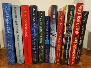 Lot Of 10 Mary Higgins Clark Hardcover Books With Dust Jacket & 1 Carol Clark  - Picture 1 of 6