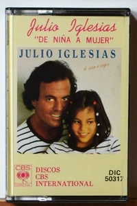 Cassette Julio Iglesias De Nina a Mujer TESTED Latin Pop Como Tu -Despues de Ti - Picture 1 of 4