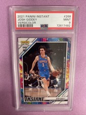 2021-22 Panini Instant Josh Giddey #268 RC Rookie-VERSICOLOR 4/5 PSA 9 MINT