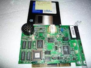 Vintage US Robotics 33.6K V34 Data/Fax ISA Modem w Driver Disk - Picture 1 of 3