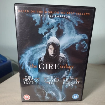 The Girl Trilogy 3xDVD Movie Set Dragon Tattoo Played with Fire Hornets Nest VGC - Image 1 of 4