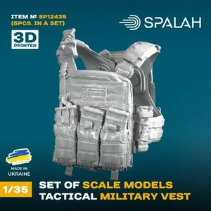 Tactical military vest (5 pcs) Scale Model Kit for Diorama 1:35 Spalah SP12435 - Picture 1 of 4