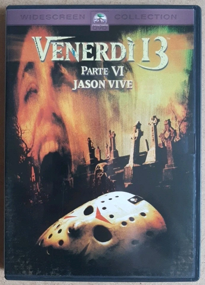 Venerdì 13: parte VI - Jason vive 1986 DVD Fuori Catalogo Horror Tom McLoughlin - Immagine 1 di 3