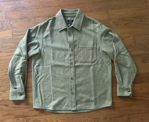A.P.C. Men's Shirt Beige Overshirt Sz L/XL Wool APC Rue Madame Paris - Picture 1 of 5