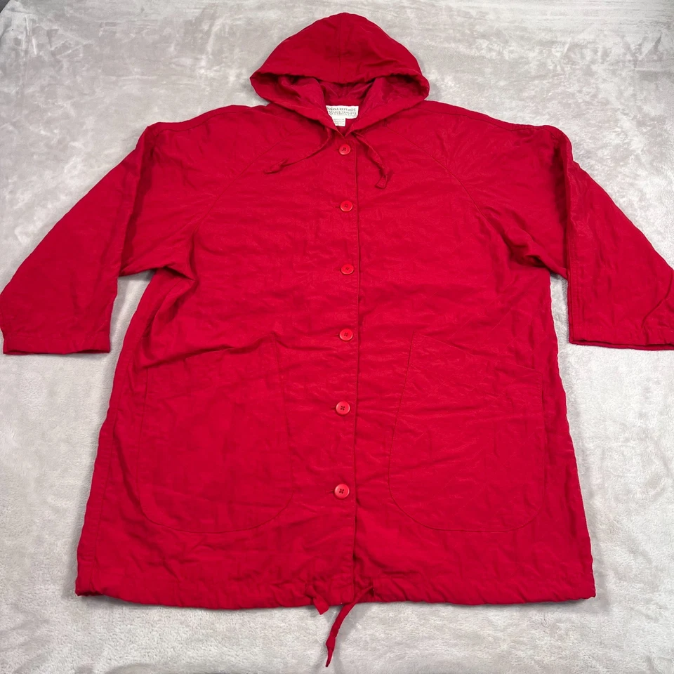 Chaqueta Banana Republic vintage para mujer pequeña de gran tamaño larga de nailon safari viaje Foto 1 de 4