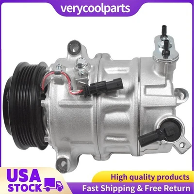 Compresor de aire acondicionado con embrague para Chevrolet Malibu 2016-2022 L4 1,5 L sedán 84364335 Foto 1 de 4