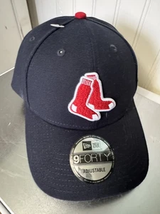 New Era 9FortyCap  Boston Red Sox Cap Navy Blue Adjustable New - Picture 1 of 3