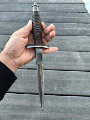 AJ SANITY Fairbairn Skyes BRITISH ARMY COMMANDO Double Edge Dagger Knife 2ND PATTERN