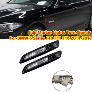 Plate Lamp Fender Mounted Side Marker Light for BMW 5 Ser F10 F11 F18 2011-2017 - Bild 1 von 13