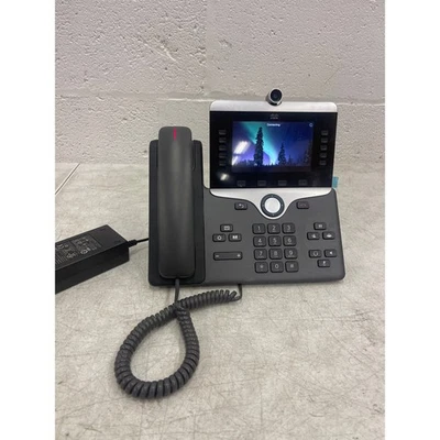 Cisco CP-8865 IP Phone with Webcam and Video Calling Capability - Black - Image 1 of 4