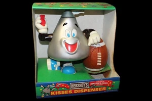 1999 Hershey’s Kisses Football Themed Collectible Plastic Candy Dispenser NIB - Picture 1 of 7