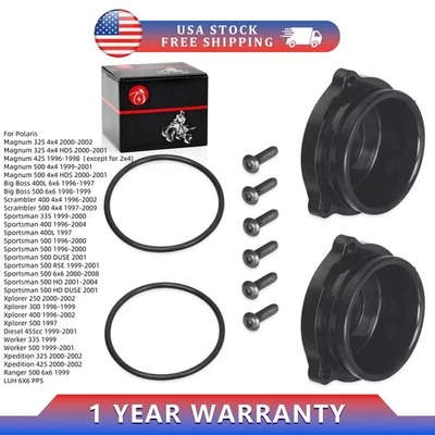 Par - Tapacubos de rueda delantera para Polaris Magnum Ranger Worker Xplorer Sportsman 500 Foto 1 de 4