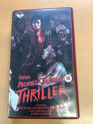 MICHAEL JACKSON'S THRILLER VHS Tape 15 VESTRON 60 Minutes - Image 1 of 3