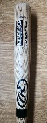 Rawlings R243Y Youth Baseball Bat 28" Ash Wood Adirondack Pro Model USA Made - Image 1 of 4