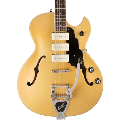 Guild Starfire I Jet 90 Semi-Hollow E/G, Rosewood Fingerboard, Satin Gold - Image 1 of 3