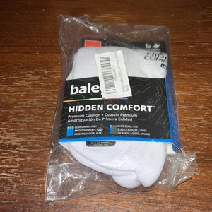 Balega Hidden Comfort No Show Tab Medium Unisex Bianco NUOVO 1x paio - Foto 1 di 8