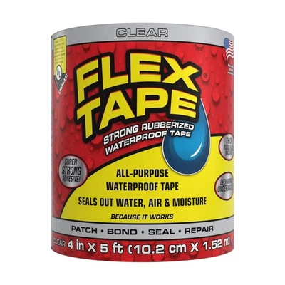 Flex Seal Draft and Insulation Sealing Tape, Flexible, Rubberized, Weatherproof