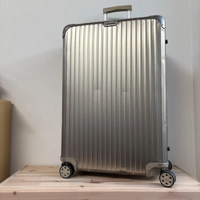 Mala de transporte Rimowa Topas 98L titânio ouro 4 rodas 945,77 - Imagem 1 de 4