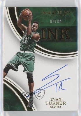 2015-16 Panini Immaculate INK /99 Evan Turner #IK-ETU Auto - Image 1 of 2