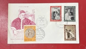 VATICAN CITY DUAL FDC HARD TO FIND - Picture 1 of 1