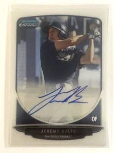 2013 Bowman Chrome Prospects Auto Jeremy Baltz BCA-JBA Auto MLB SAN DIEGO PADRES - Bild 1 von 3