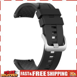 Silikonowa bransoletka 22 mm z klamrą do Amazfit GTR 47 mm (czarna) ~ - Zdjęcie 1 z 8