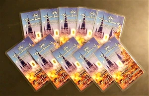 LOT 10 X 1/4 GRAIN .999 FINE 24K GOLD BAR "CHRISTMAS LIGHTS" - IN COA CARD - Picture 1 of 5