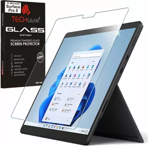 TECHGEAR TEMPERED GLASS Screen Protector Cover for Microsoft Surface Pro 8 - Picture 1 of 8