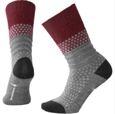 NWT SMARTWOOL Everyday Popcorn Cable Full Cushion Womens Crew Small - Image 1 of 3